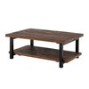 Alaterre Furniture Pomona 48"L  Metal and Wood Coffee Table AMBA1220